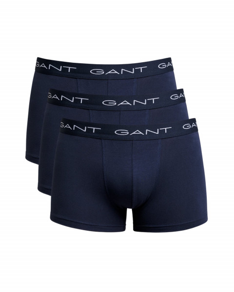 Gant Boxershorts im 3er-Pack mit Logobund und elastischem Taillenband navy