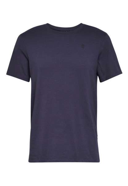 G-Star Basic T-Shirt mit Rundhalsausschnitt für Herren dunkelblau
