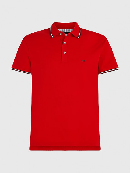 Tommy Hilfiger Poloshirt 1985 Collection Slim Fit rot