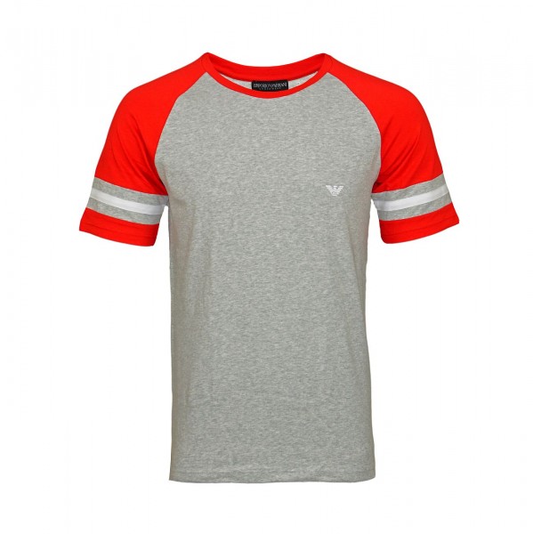 Emporio Armani T-Shirt Rundhals m. Motiv 111811 9P529 00048 grey, red WF19-EAT2