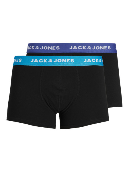 Jack&Jones 2 Pack Unterhosen JACRICH TRUNKS schwarz