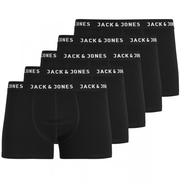 Jack&Jones Trunks 5 Pack Unterhosen Shorts JACHUEY schwarz