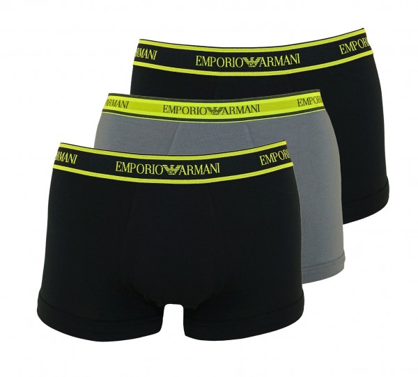 Emporio Armani 3er Pack Trunk Shorts 111357 9A717 69720 multicolor SH19-AB3