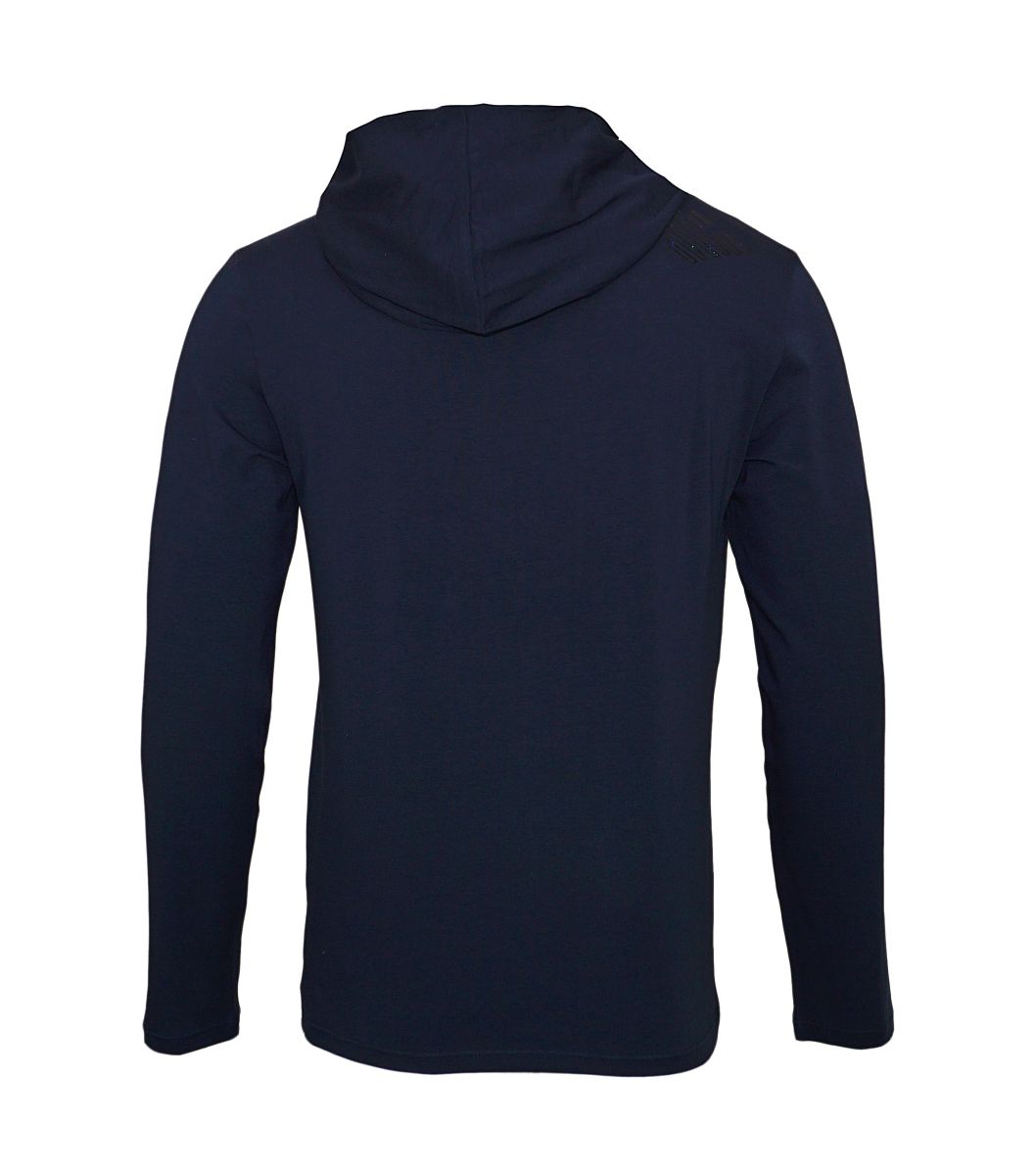 Emporio Armani Sweater Sweatshirt Hooded Langarm 111740 7A595 00135 MARINE HW17-AS1