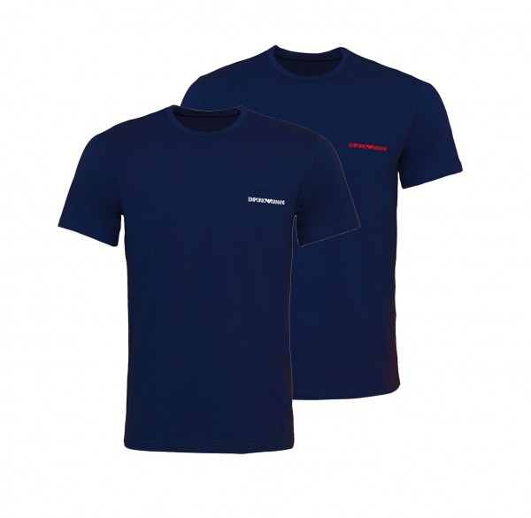 Emporio Armani 2er Pack T-Shirts R-Neck 111267 0A717 70835 navy HW20-AR1
