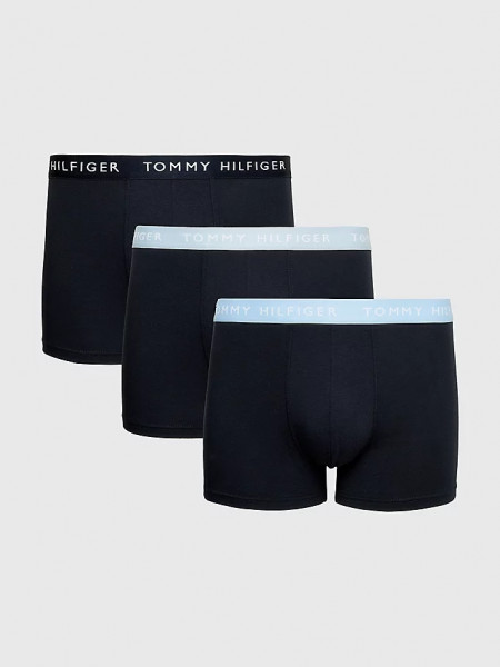Tommy Hilfiger 3 Pack Essential Trunks mit Taillenbund schwarz
