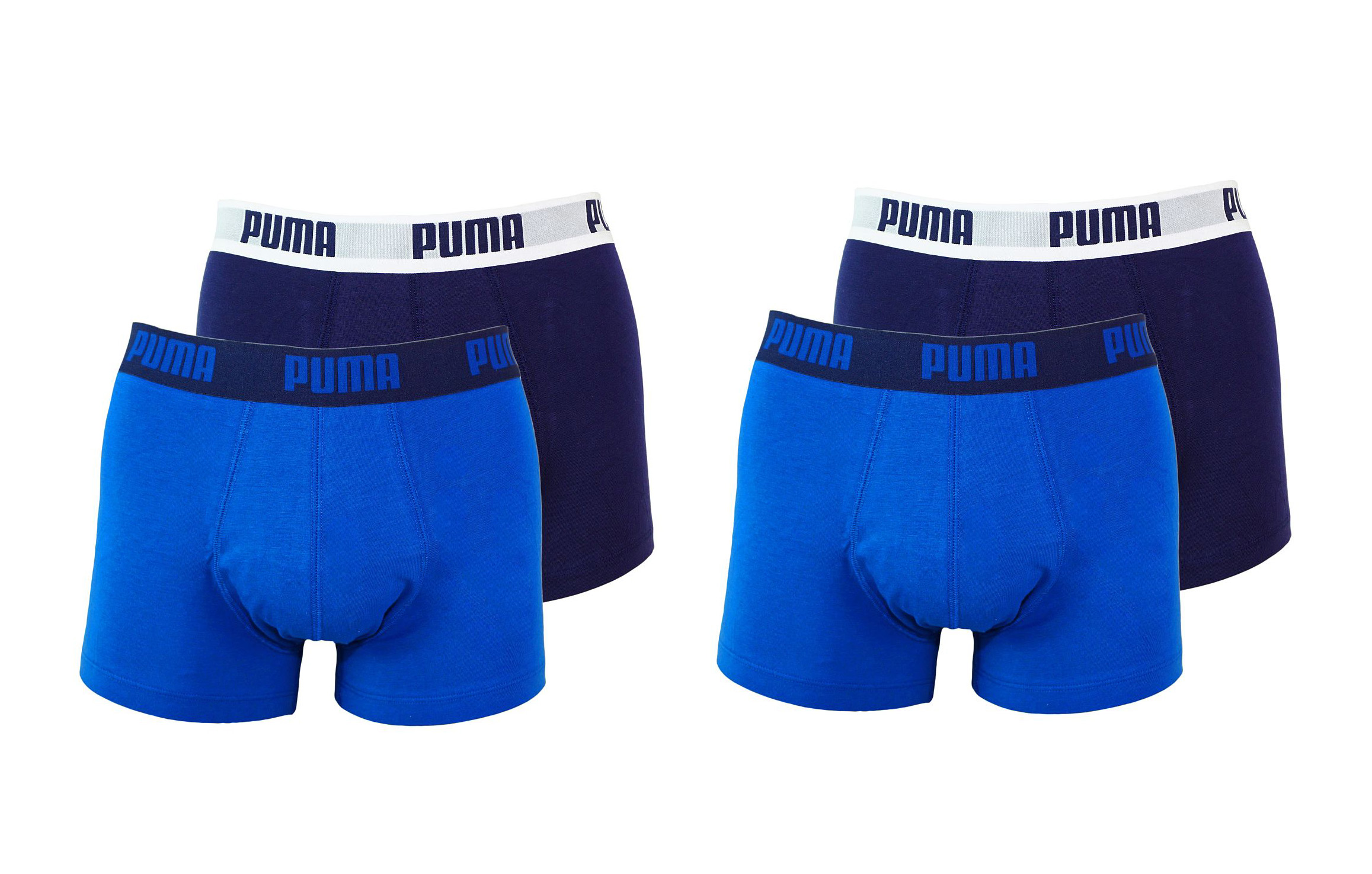 PUMA Shorts Unterhosen 2 x 2er Pack Trunk 521025001 420 020 true blue SF17-PMS2