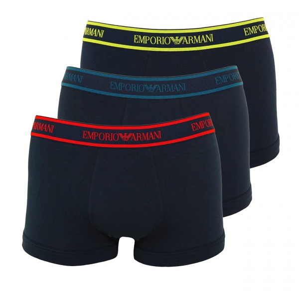 Emporio Armani 3er Pack Trunk Shorts 111357 9A717 40035 multicolor SH19-AB3