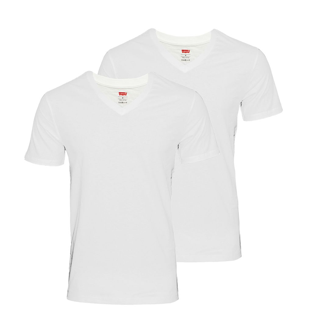 LEVIS Shirts 200SF 2er Pack T-Shirt 945004001 300 White SF17-LVSS1
