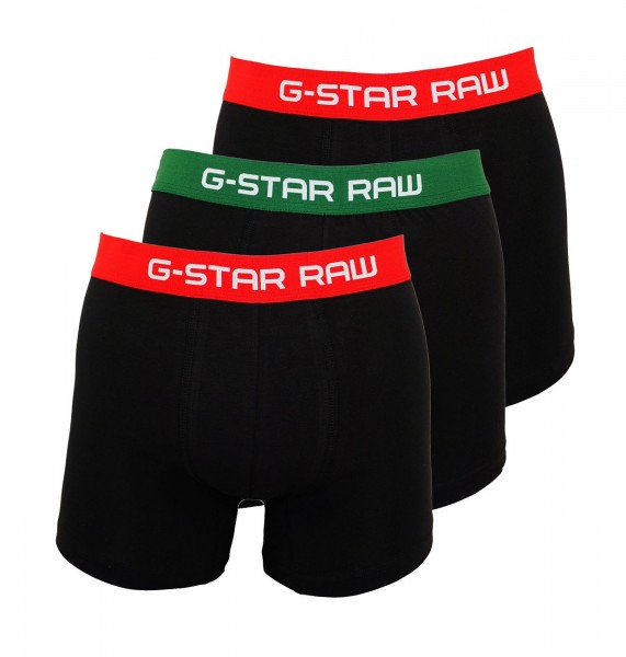 G-Star RAW 3er Pack Trunks Shorts D13368 2058 A394 black WJ19-GST1