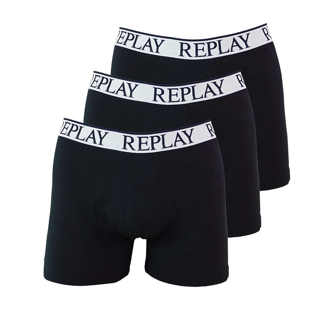 Replay 3er Pack Shorts Boxershorts M605001 schwarz
