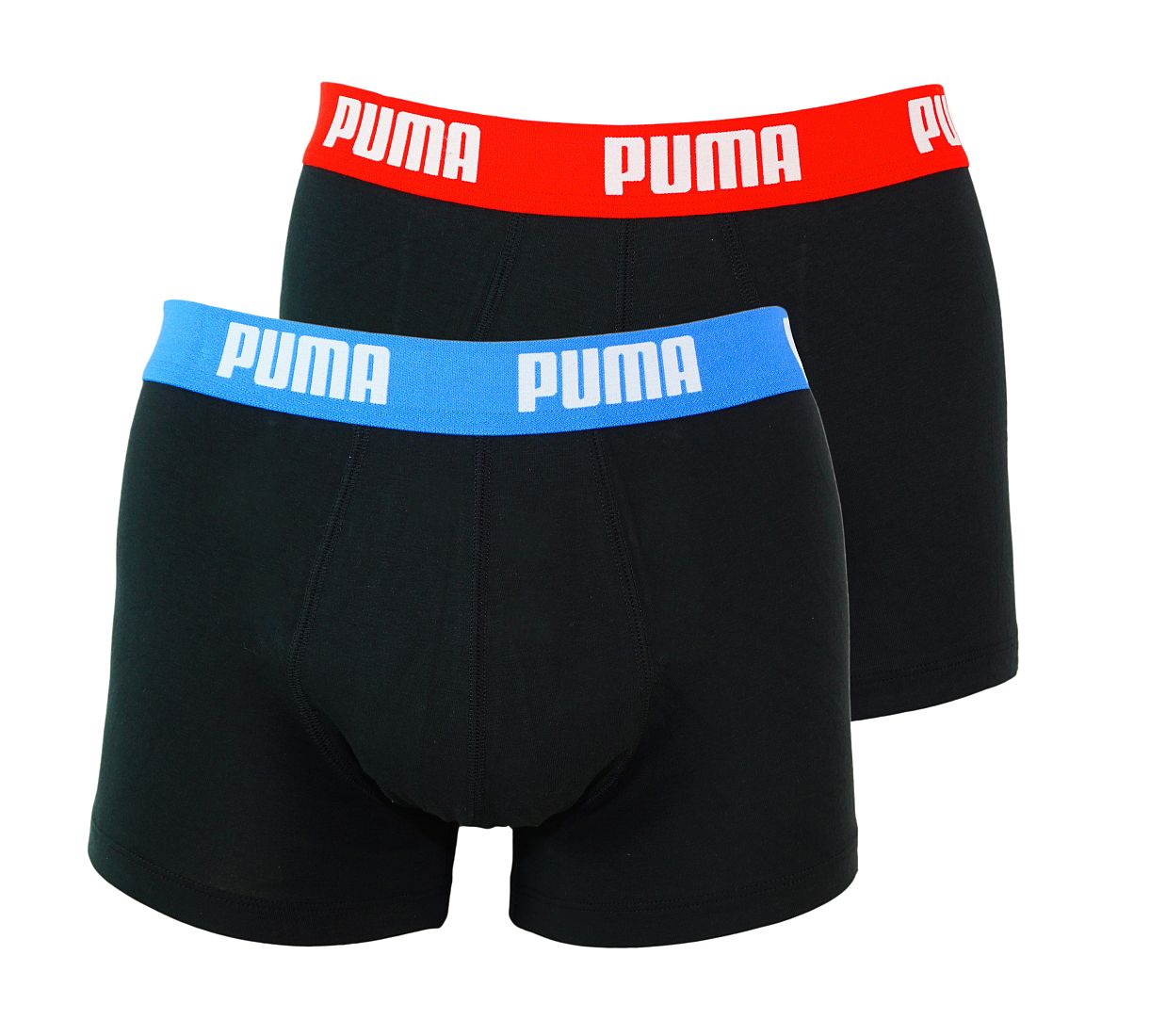PUMA Shorts Unterhosen 2er Pack Trunk 521025001 505 020 red, blue SF17-PMS1