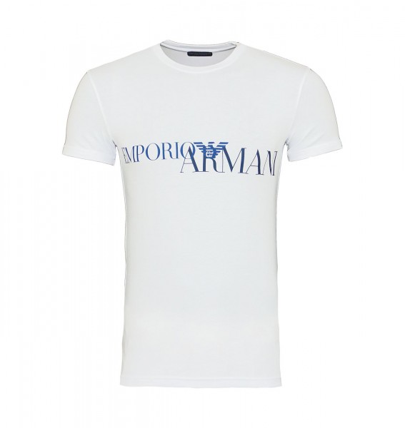 Emporio Armani T-Shirt Rundhals 111035 9P516 00010 white WF19-EAT2