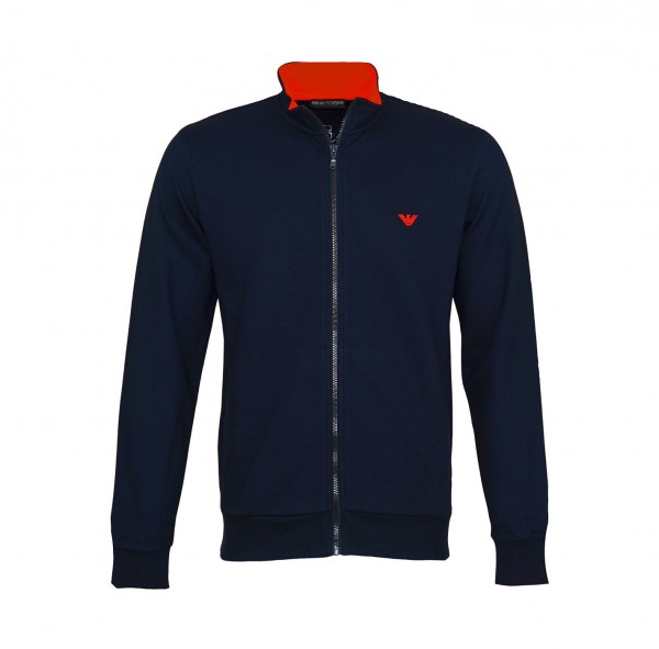 Emporio Armani Sweater Sweatjacke Zipper 111532 9P571 00135 navy SS19-EAS1-Copy