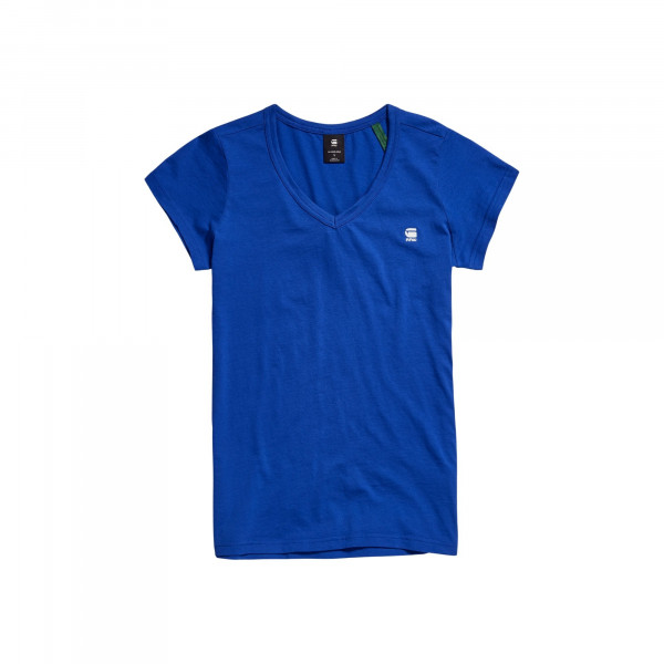 G-Star Eyben slim T-Shirt Basic Damenshirt V-Neck blau