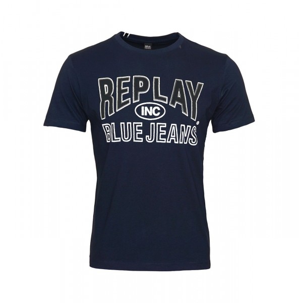 Replay T-Shirt Shirt Rundhals M3598.000 2660.576 MIDNIGHT BLUE WJ19-RPS2