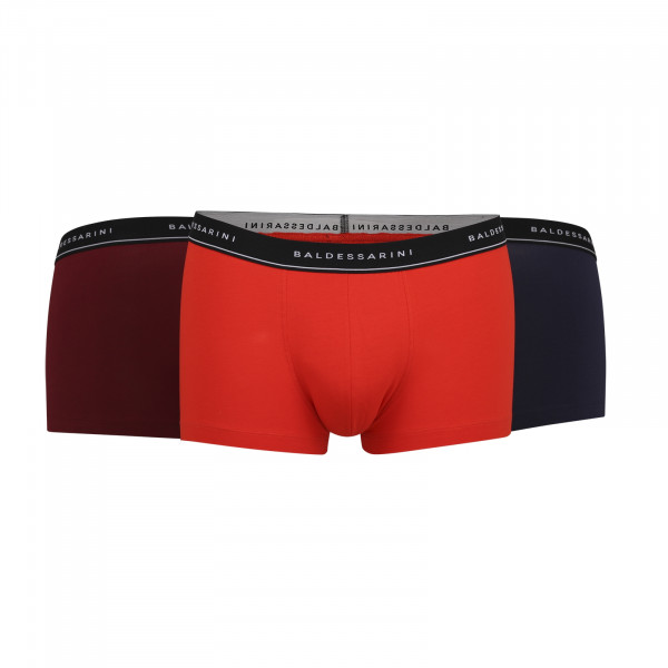 Baldessarini Unterhosen Long Pants 3 Pack G9 mit Logo-Bund mehrfarbig