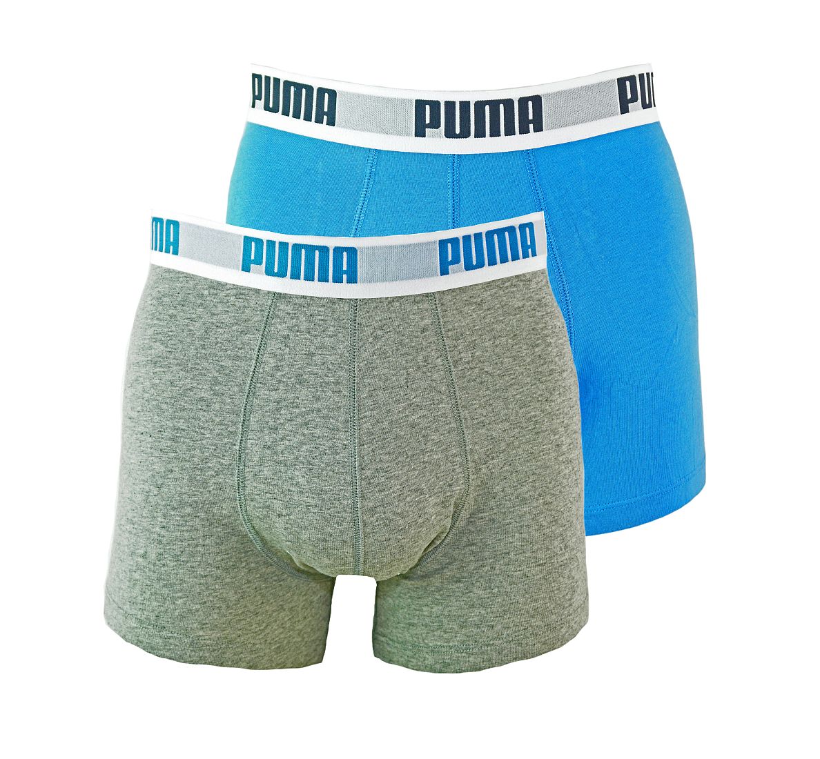 PUMA Shorts Unterhosen 2er Pack Boxer 521015001 417 020 blue grey SF17-PMS1