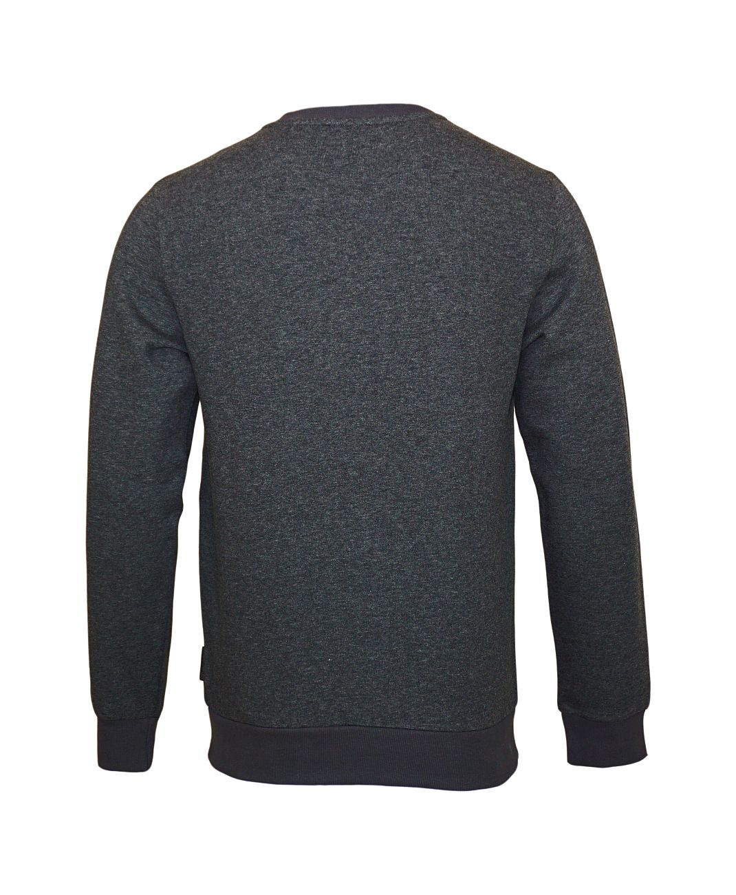 Emporio Armani Sweater Pullover Rundhals 111785 8A571 57720 GRIGIO MELANGE NERO SH18-EAS2