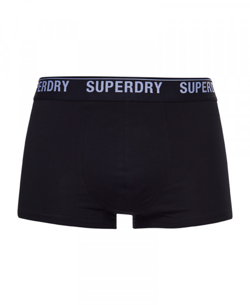 Superdry Unterhosen aus Bio-Baumwolle im 3 Pack mit Logoprint schwarz