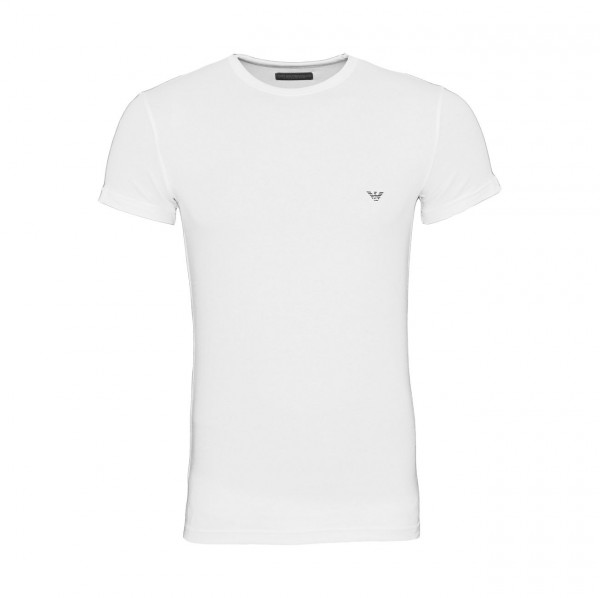 Emporio Armani T-Shirt Rundhals 111035 CC735 00010 white WF19-EAT4