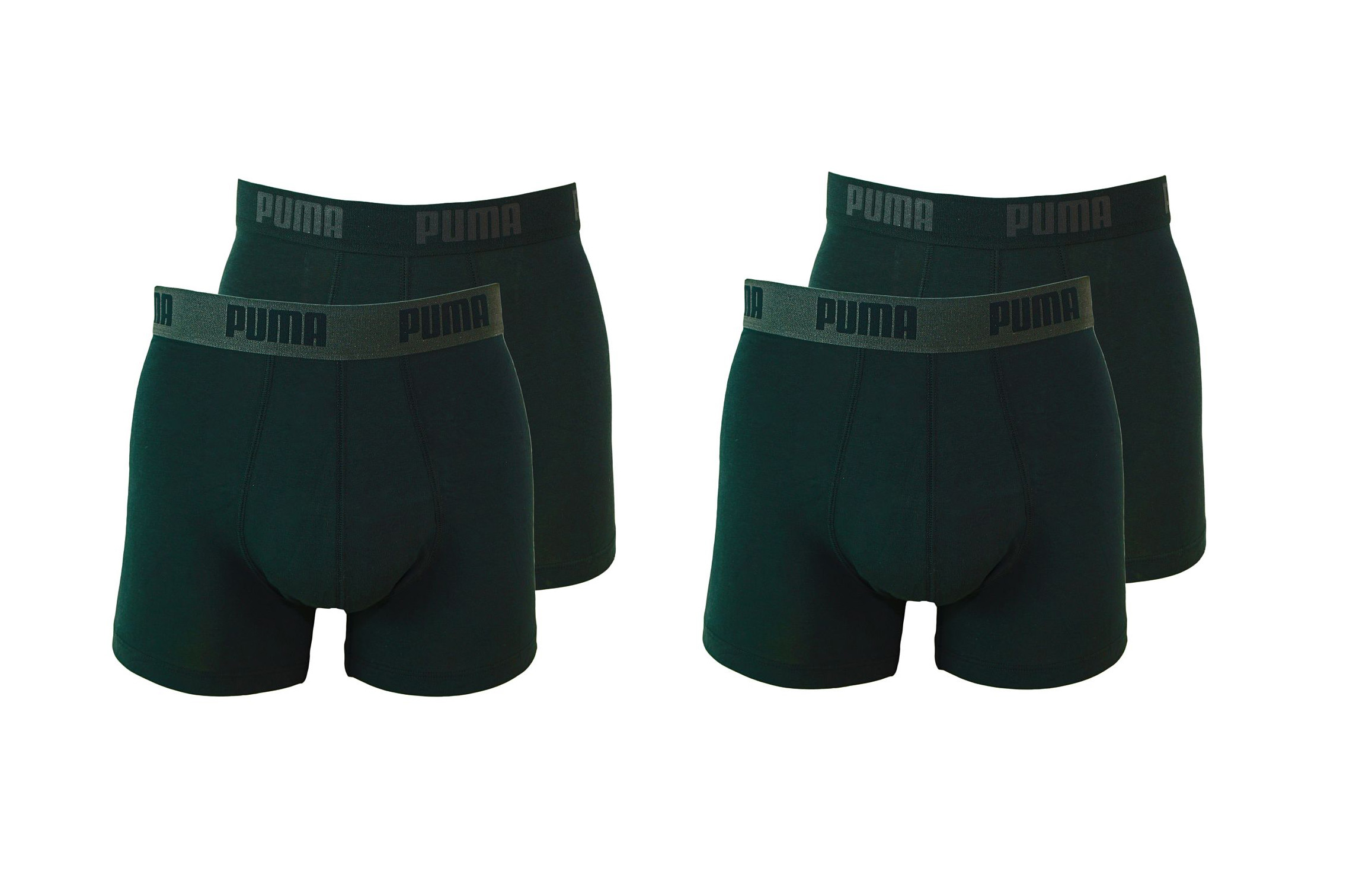 PUMA Shorts Unterhosen 2 x 2er Pack Boxer 521015001 230 020 black SF17-PMS2