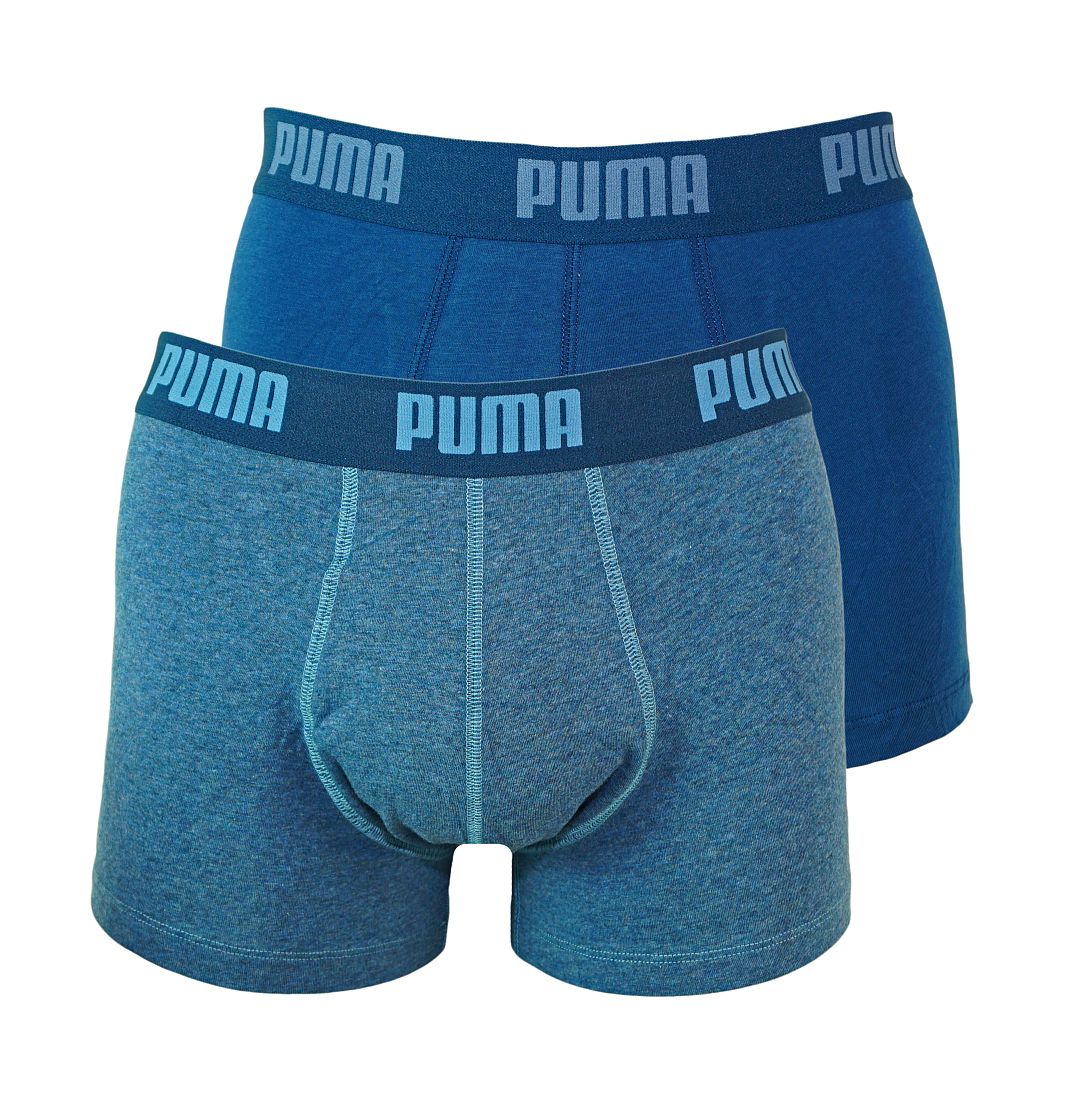PUMA Shorts Unterhosen 2er Pack Trunk 521025001 162 020 denim SF17-PMS1